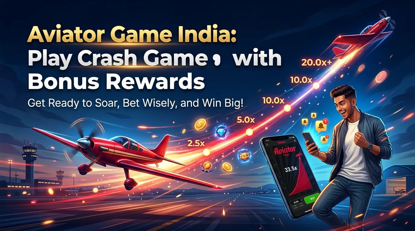 Aviator Game India: Play the Crash Game with Bonus Rewards